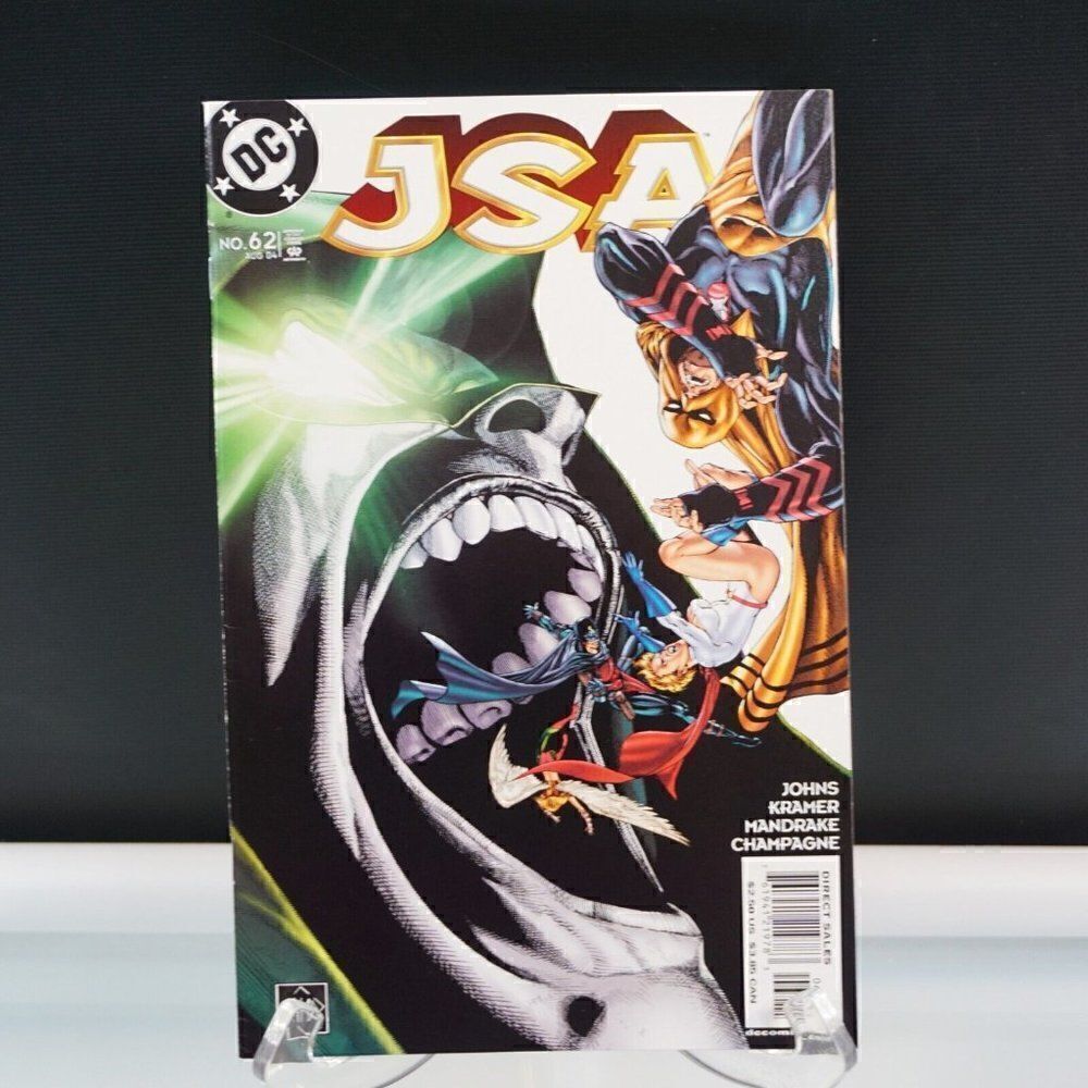 JSA  Justice Society of America #62 August 2004 Johns Kramer Mandrake Champagne